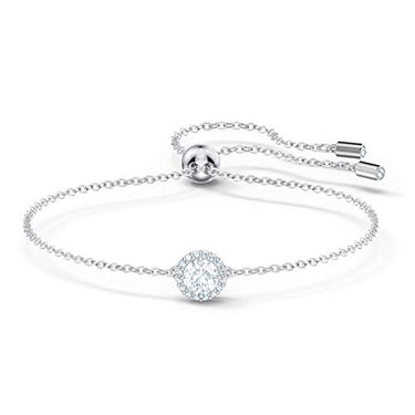 Swarovski Una Angelic Bracelet, Round Cut, White, Rhodium-Plated on Sale